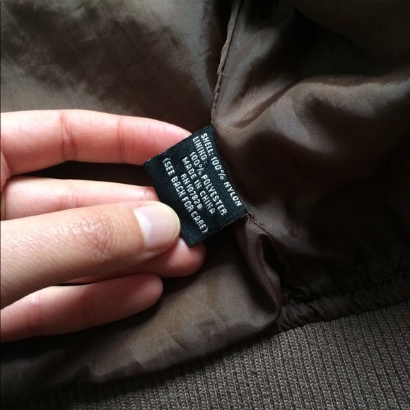 Cropped Bomber Jacket in Brown - Picture 3 of 6